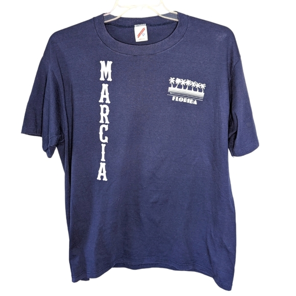 Vintage Jerzees single stitch Marcia Florida Men's Tshirt size XXL - Picture 1 of 4